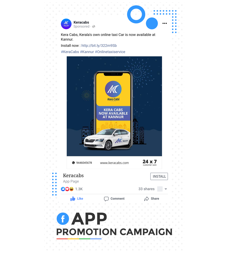 Facebook App Promotion Campaign